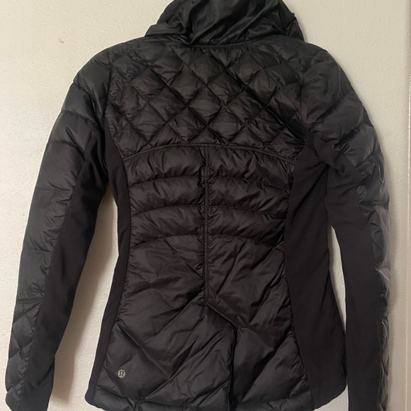 Lululemon down for a run Pullover Puffer Jacket Coat black - Picture 4 of 6